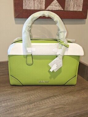 Michael Kors Bright Lime Dome Satchel